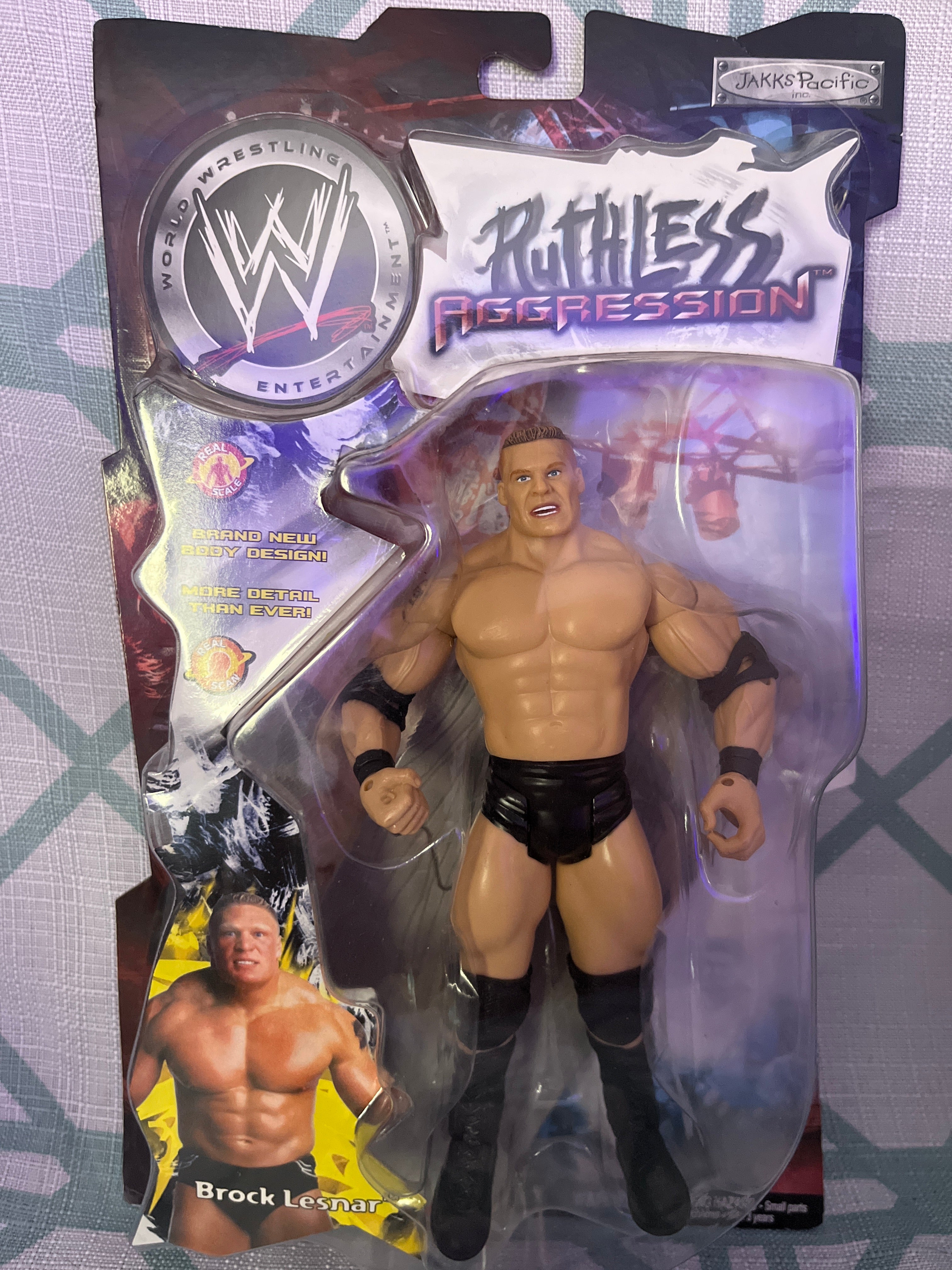 WWF BROCK LESNAR RUTHLESS AGRESSION – Elite Toys And Collectibles