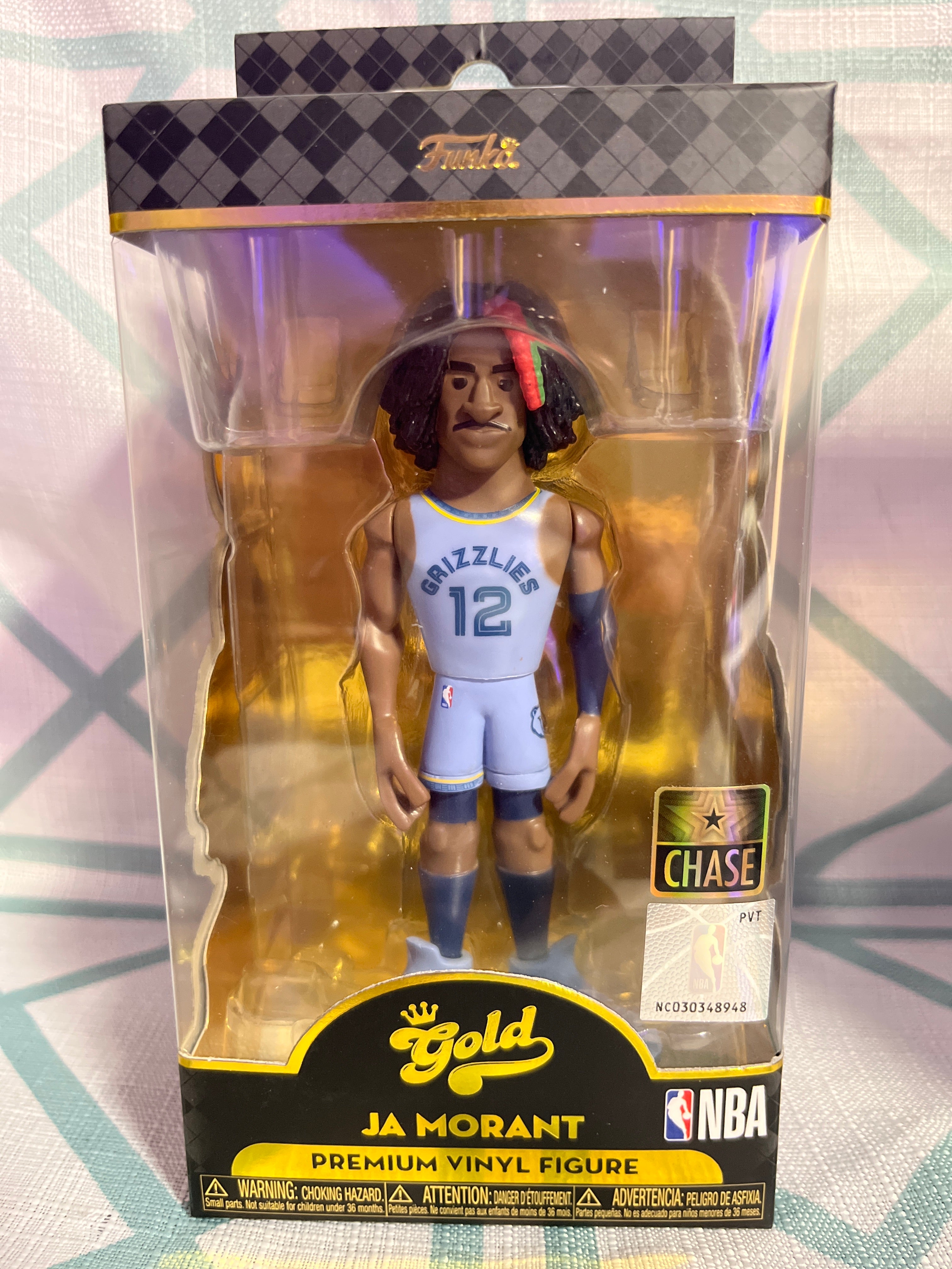 Funko Vinyl Gold 12: NBA - Ja Morant Vinyl Figure with Chase 