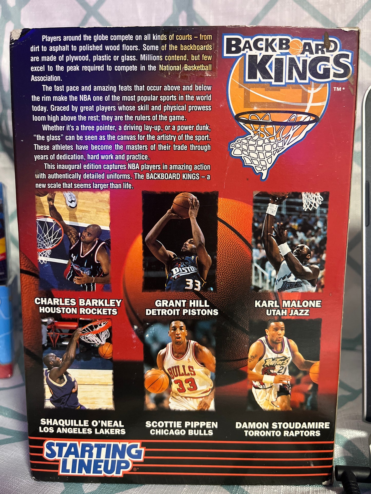 STARTING LINEUP KARL MALONE BACKBOARD KINGS