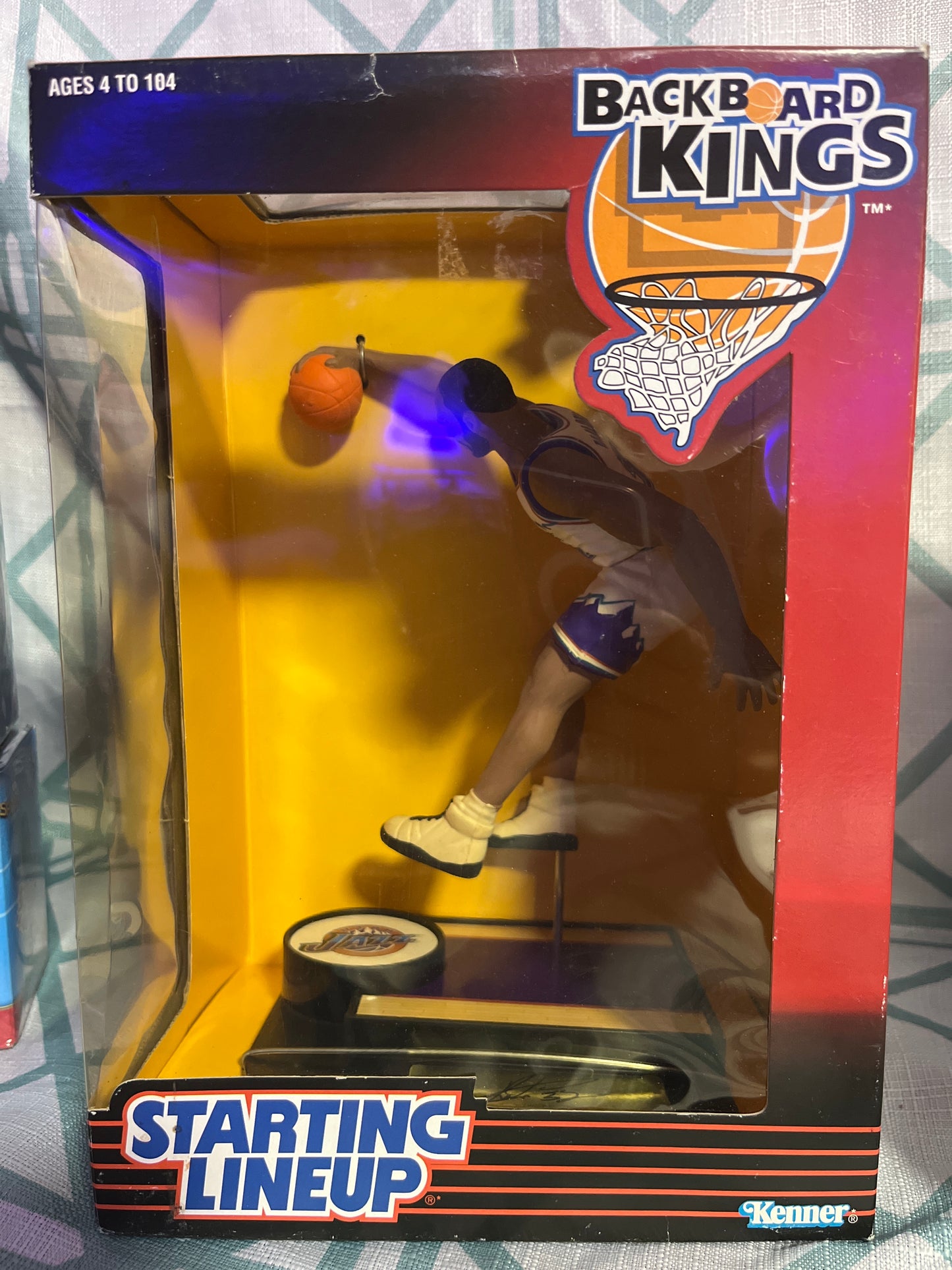 STARTING LINEUP KARL MALONE BACKBOARD KINGS